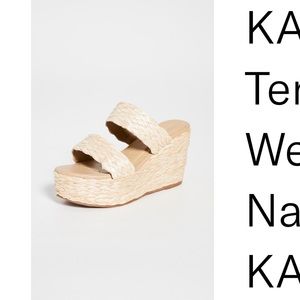 Kaanas Tenerife Two Band Wedges Size 7